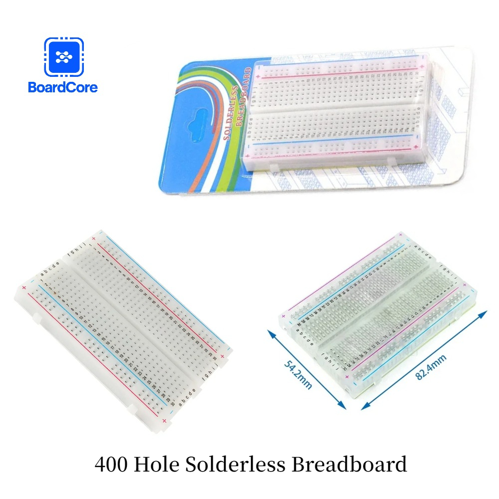 Arduino Vending Machine Project - 400 Delikli Lehimsiz Breadboard Beyaz Şeffaf