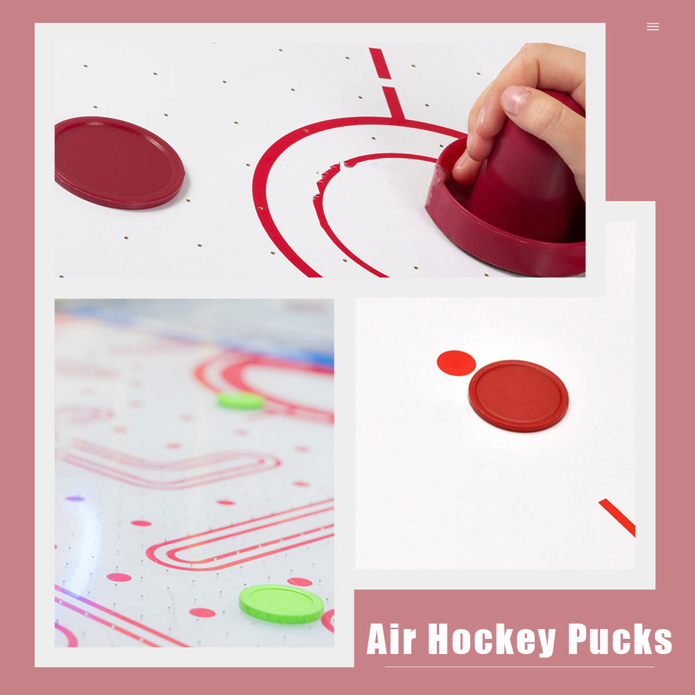 Air Hockey Table - 4 adet plastik masa diski hava