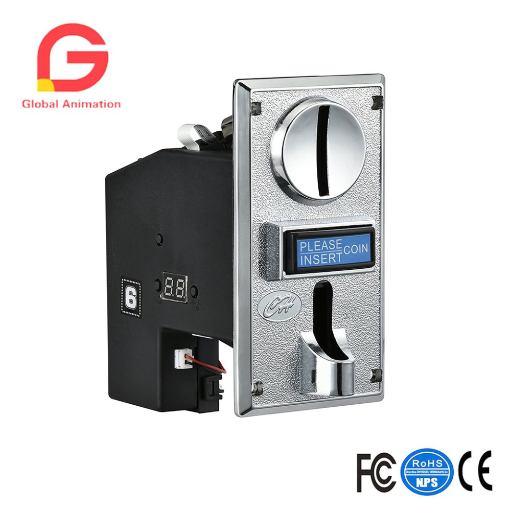 Coin Acceptor Selector - CH-924, Otomat Makinesi için 4'lü Çoklu