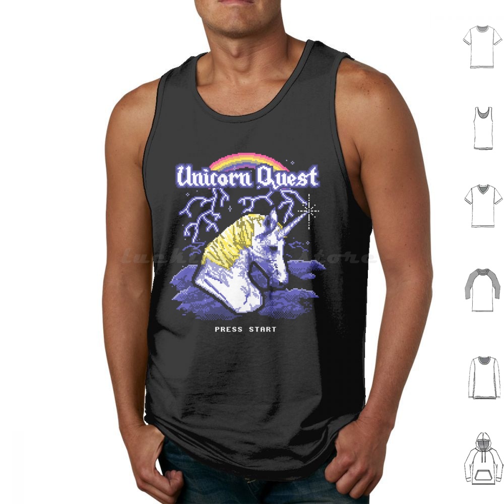Arcade Quest - Unicorn Quest Tank Üstleri Yelek Kolsuz