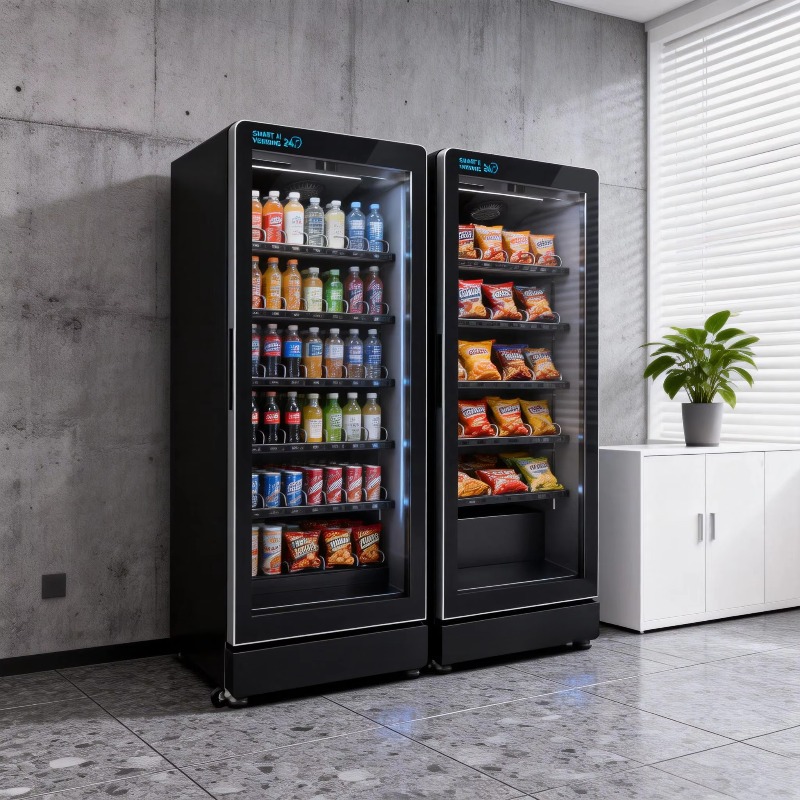 Open Vending Machine - Akıllı Yapay Zeka Kombinasyonlu Otomat Dijital