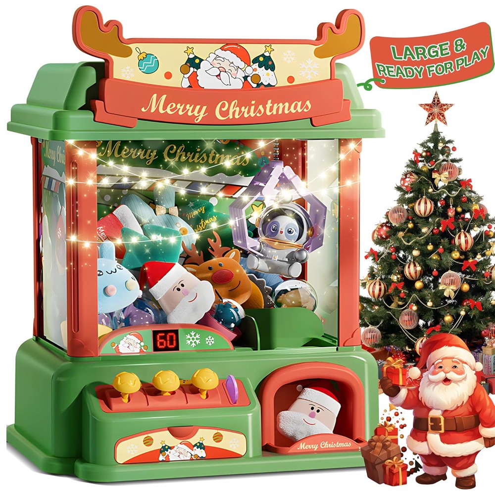 Noel pençe makinesi çocuklar i - Arcade Toy Vending Machine incelemesi ve fiyatı