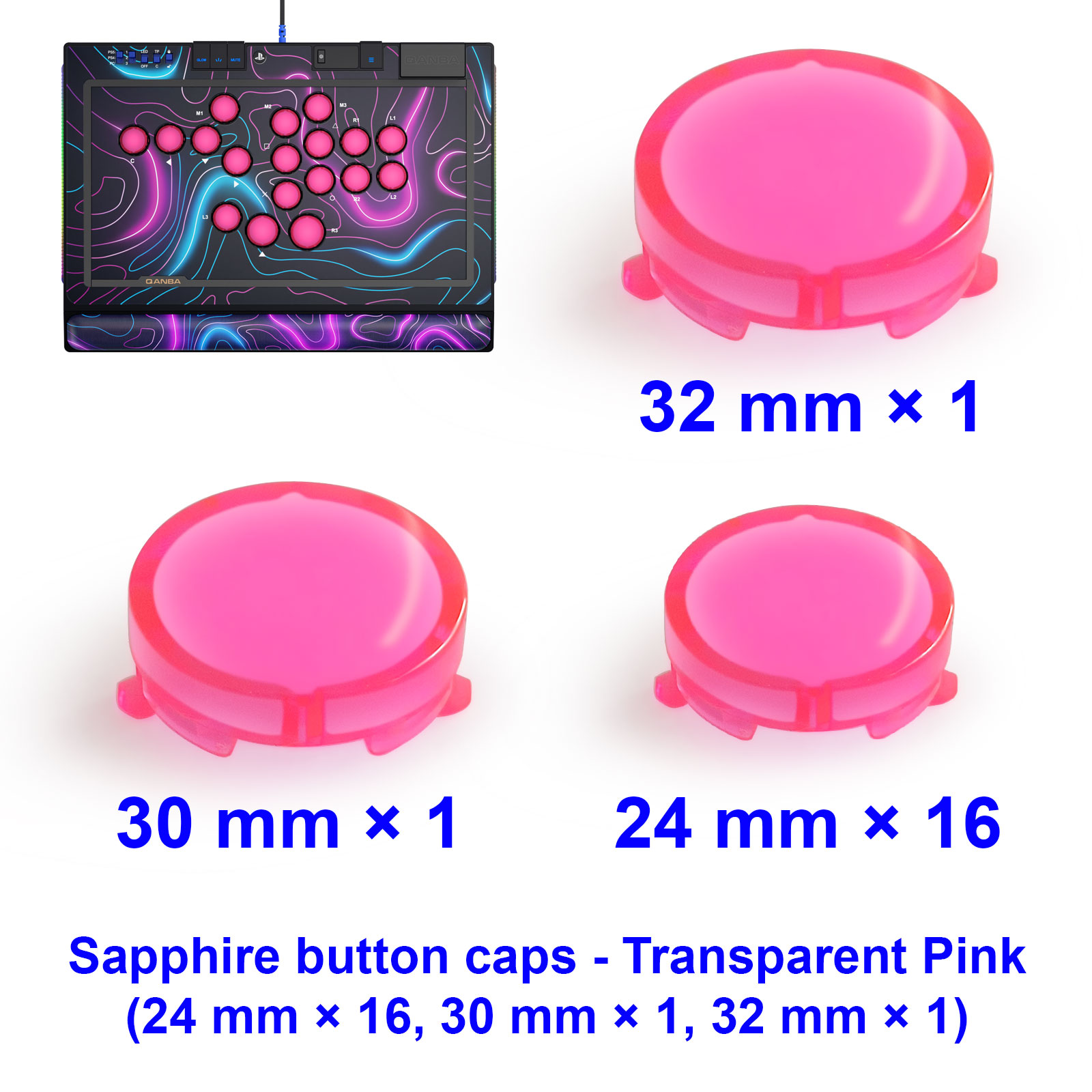 QANBA SAPPHIRE S1 Düğme Kapağı - Arcade Games & Vending Co incelemesi ve fiyatı