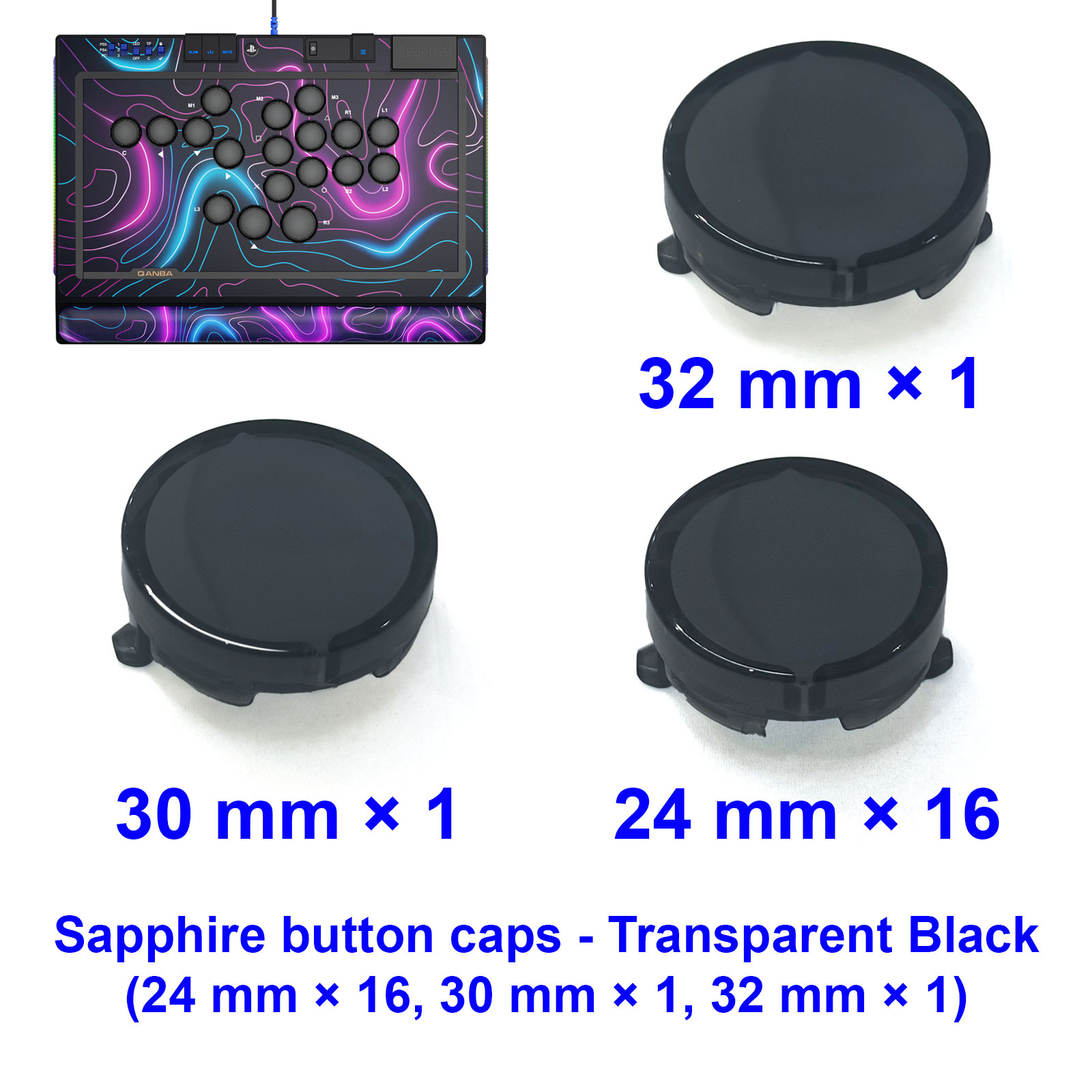 QANBA SAPPHIRE S1 Düğme Kapağı - Arcade Games & Vending Co incelemesi ve fiyatı