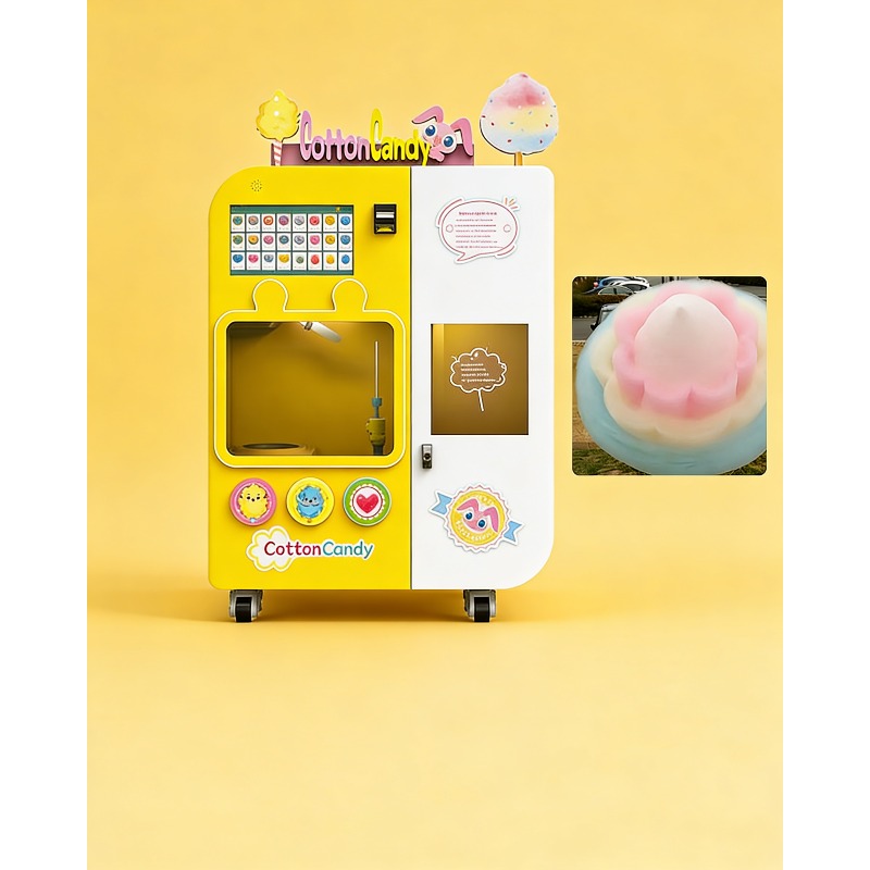Tam Otomatik Pamuk Şeker Otoma - Commercial Vending Machine incelemesi ve fiyatı