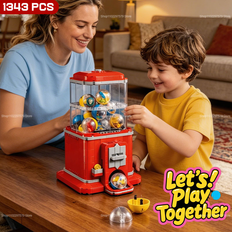 1343 PCS Otomat Yapı Taşları S - Arcade Toy Vending Machine incelemesi ve fiyatı