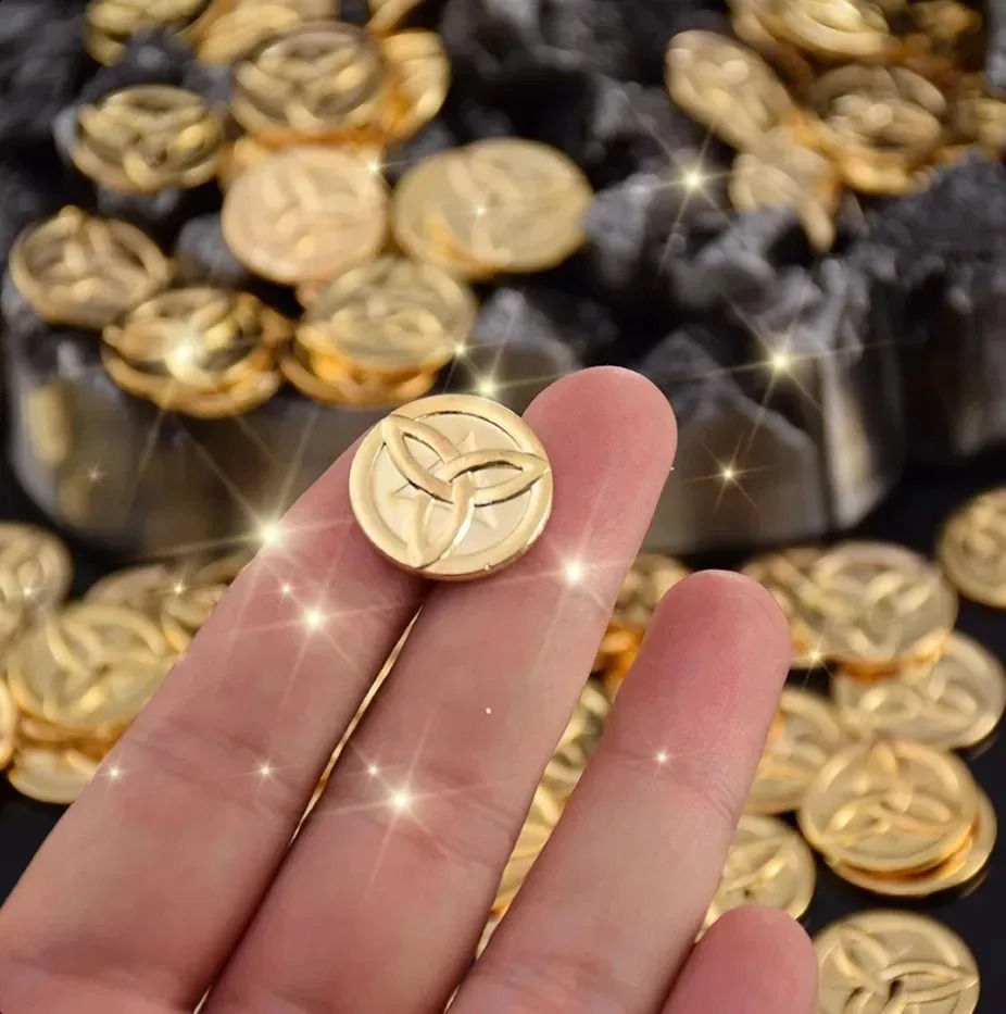 10 adet Genshin Etki Çinko Ala - Arcade Game Coin incelemesi ve fiyatı