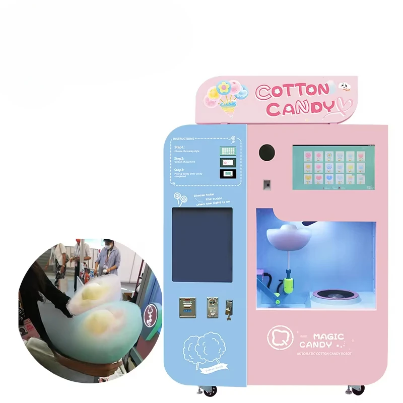 Özelleştirilmiş Pamuk Şeker Ot - Commercial Vending Machine incelemesi ve fiyatı