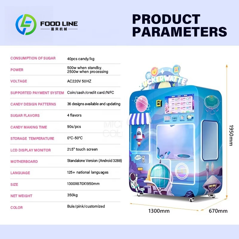 Özelleştirilmiş Pamuk Şeker Ot - Bill Acceptor Vending incelemesi ve fiyatı